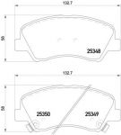 Balata Hyundai Accent Blue (11-) Accent IV (10-)n